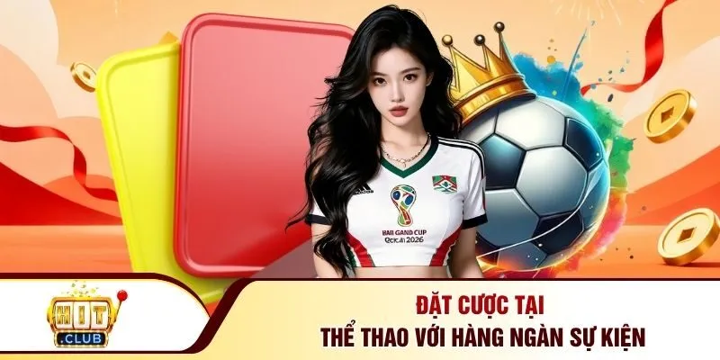 Đặt cược tại thể thao với hàng ngàn sự kiện